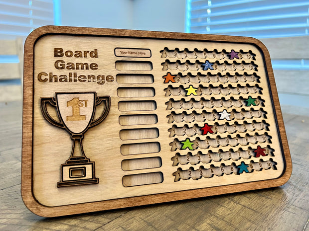 Challenge Board Stacked Sign SVG