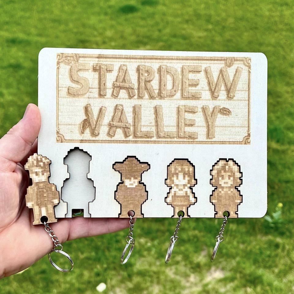 StarValle Keychain Stacked Sign SVG