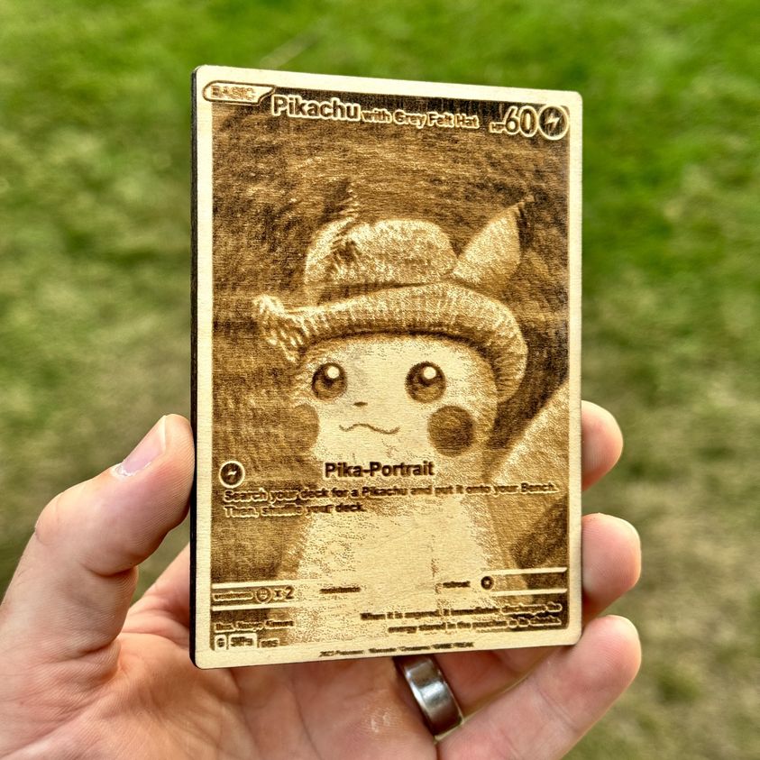 Pika Gogh Poke Card SVG