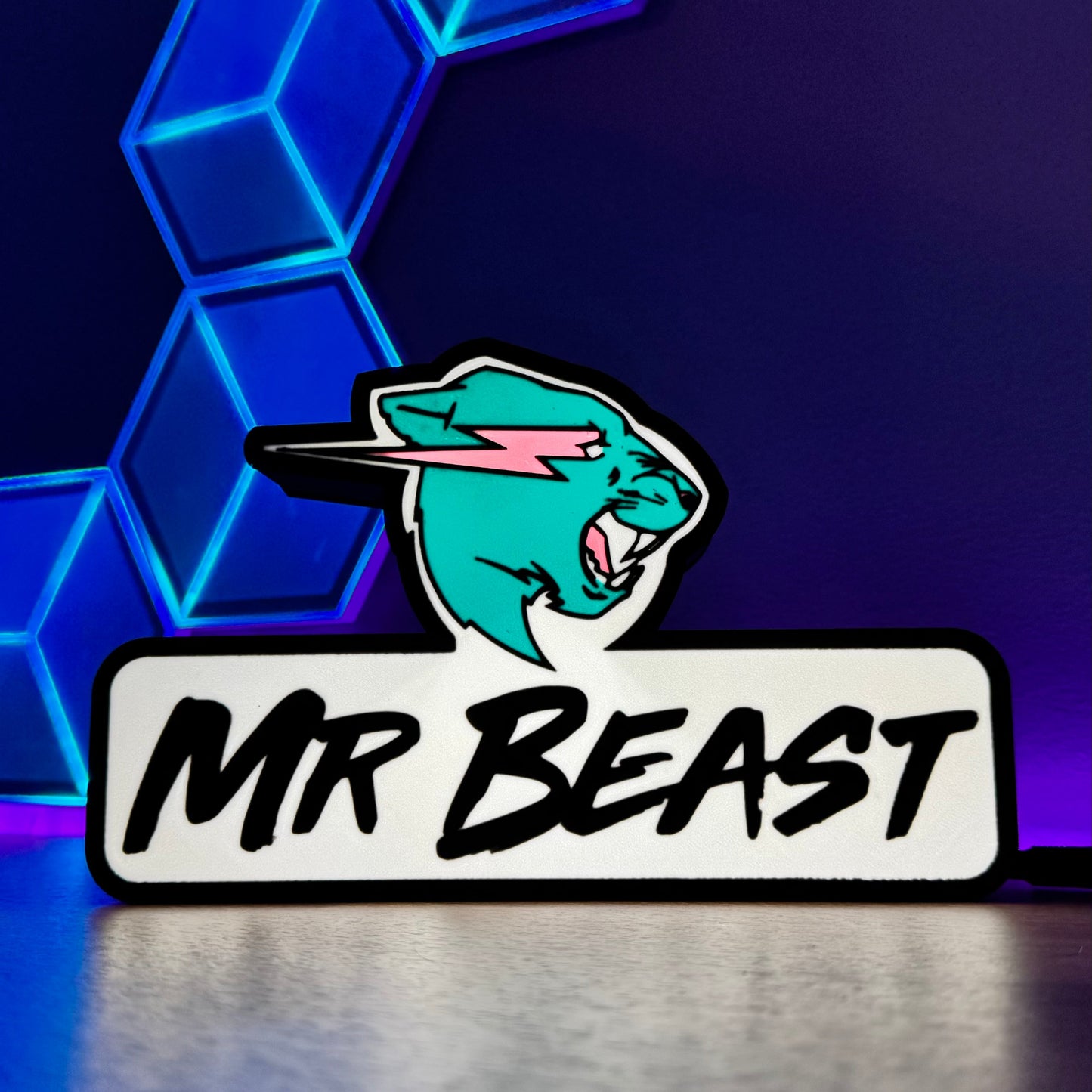 Beast Logo Light Box STL