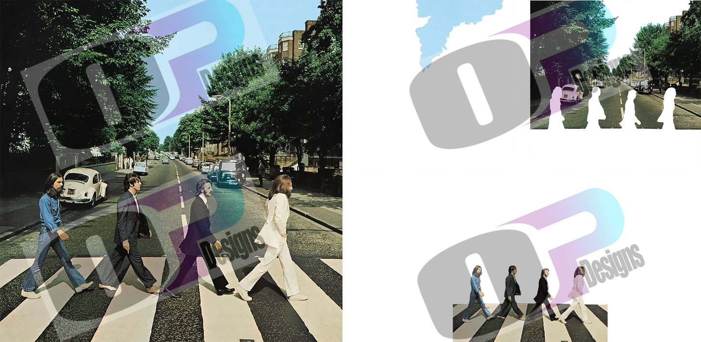 Beatle Road Stacked Cover Sublimation SUB