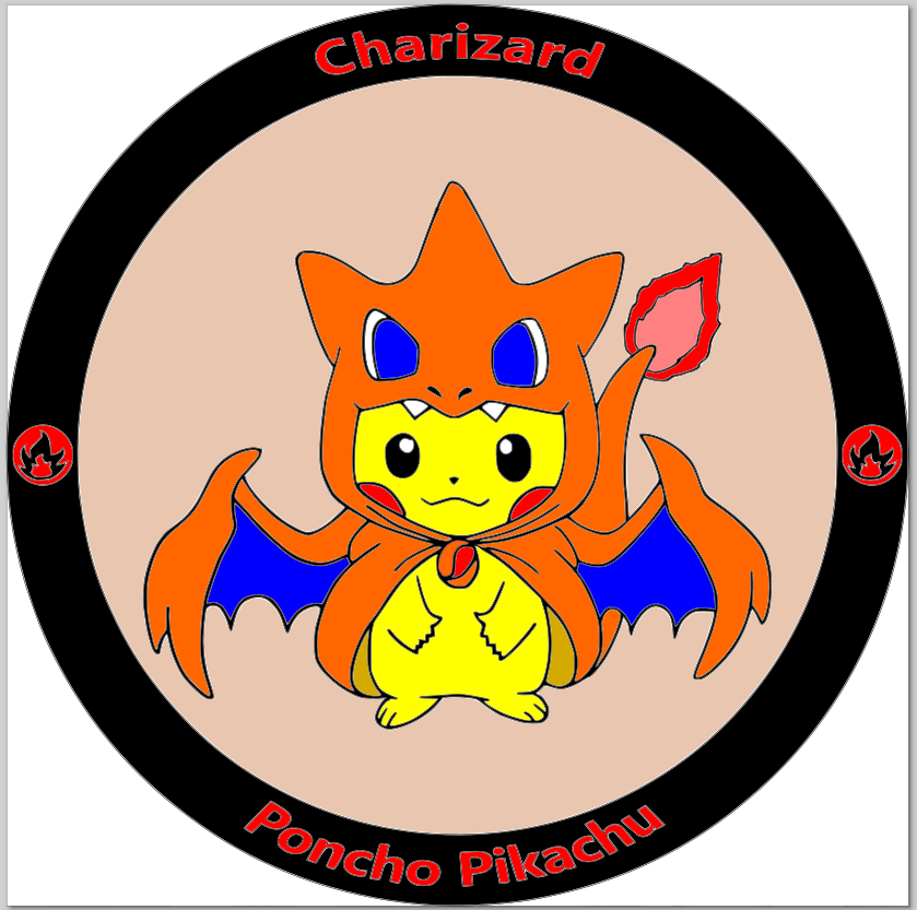 Chariz Pika Stacked Sign Laser SVG