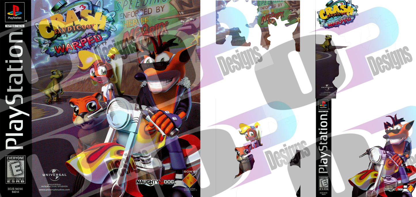 Crash Warped Stacked Cover Sublimation SUB