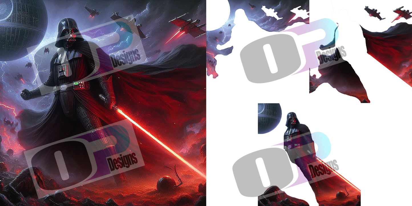 Darth V Stacked Image Sublimation SUB