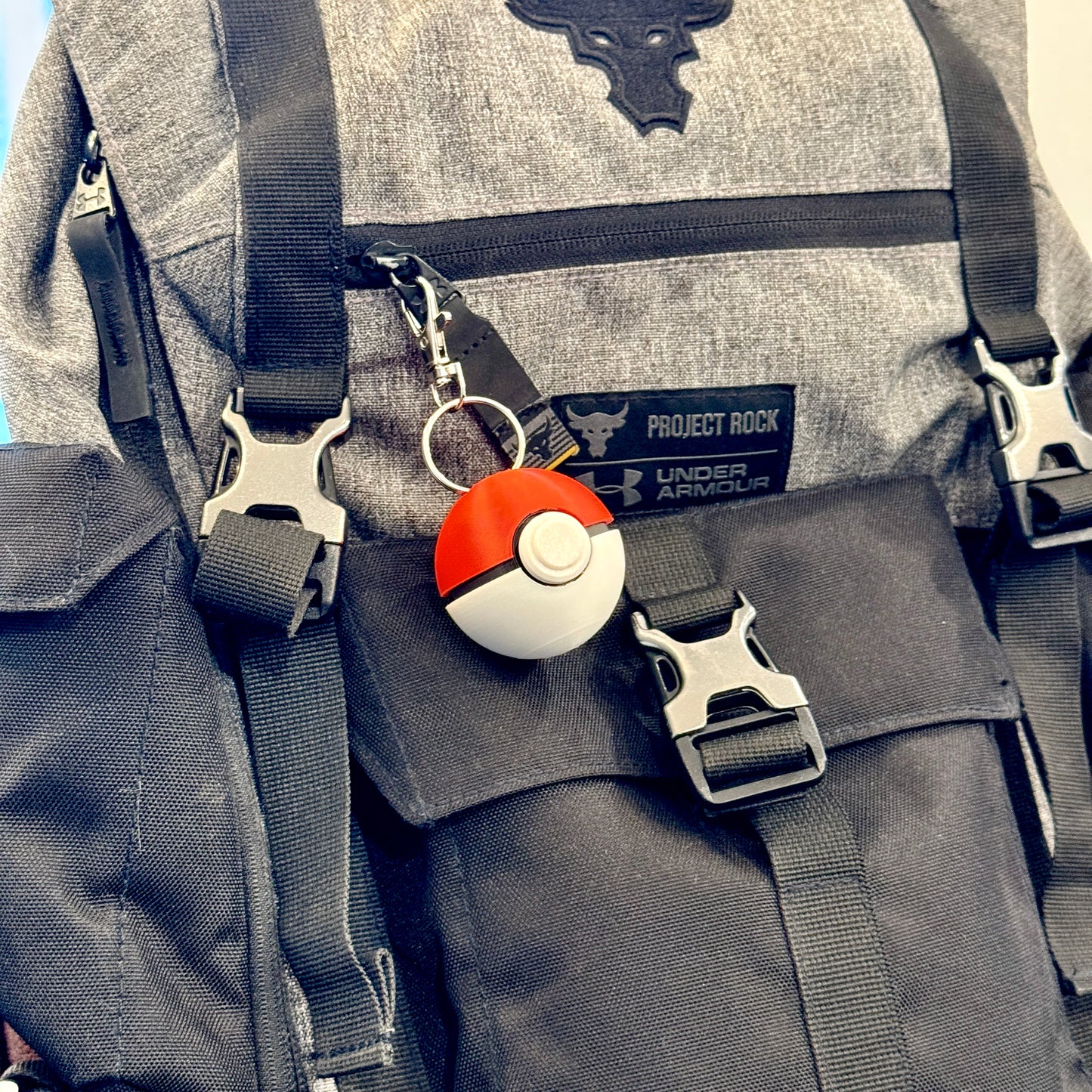 Poke Ball Key Clicker (Keychain Version) STL