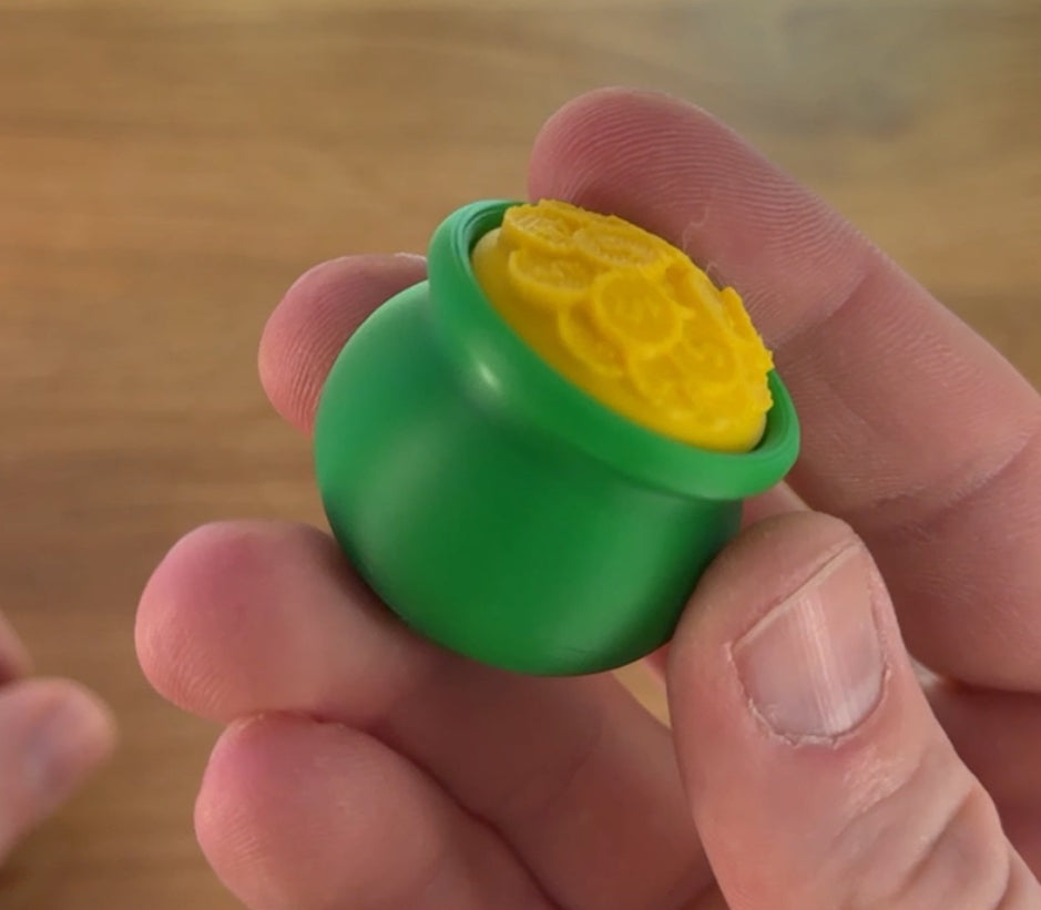 Pot of Gold Key Clicker STL