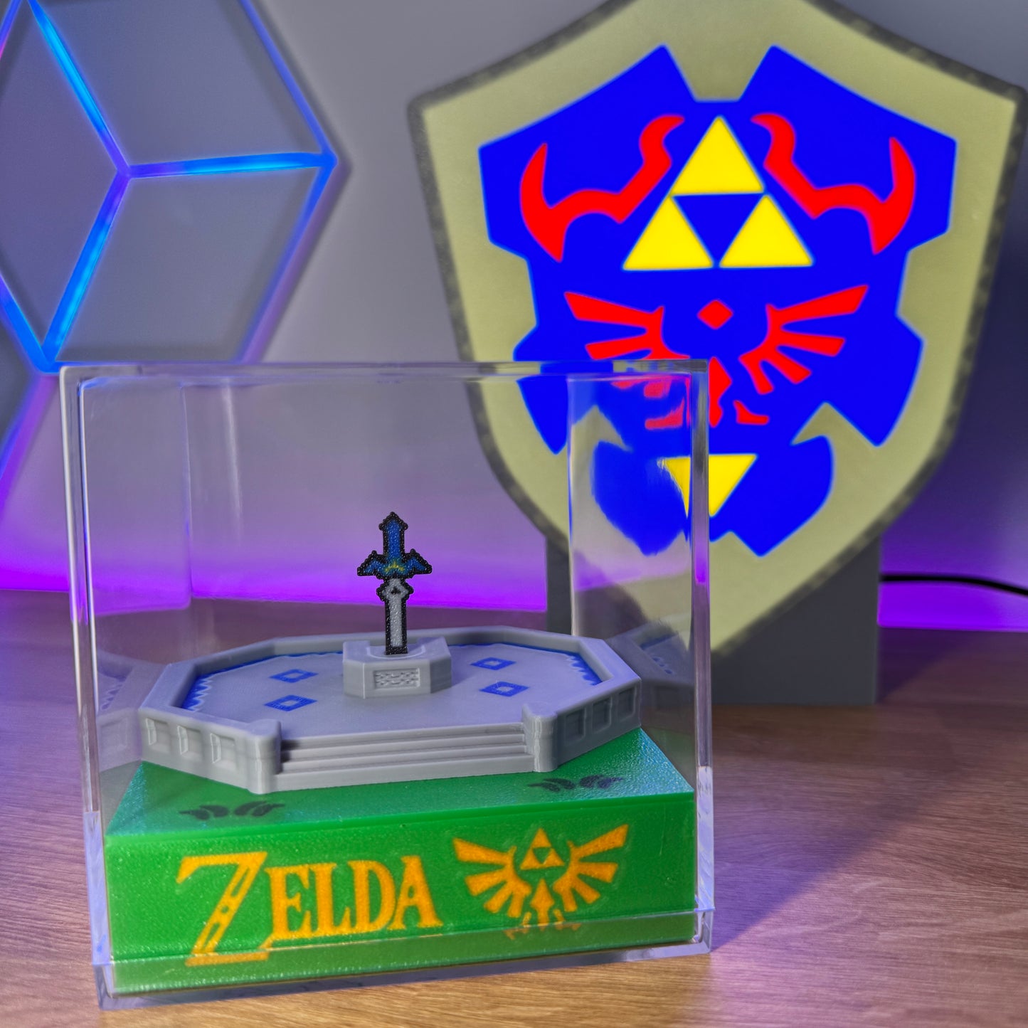 Zeld Sword Scene Cube STL