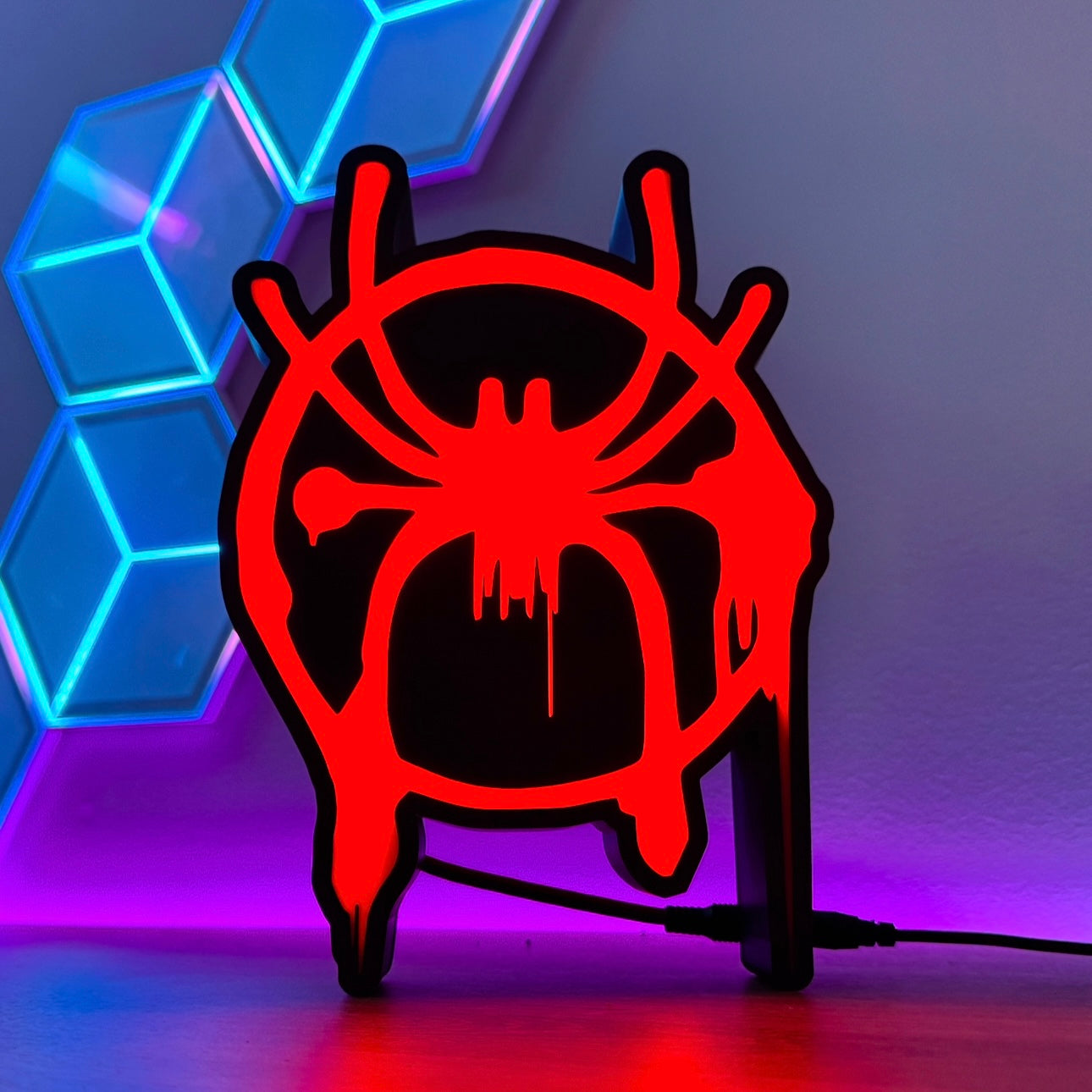 Universe of Spiders Miles Light Box STL