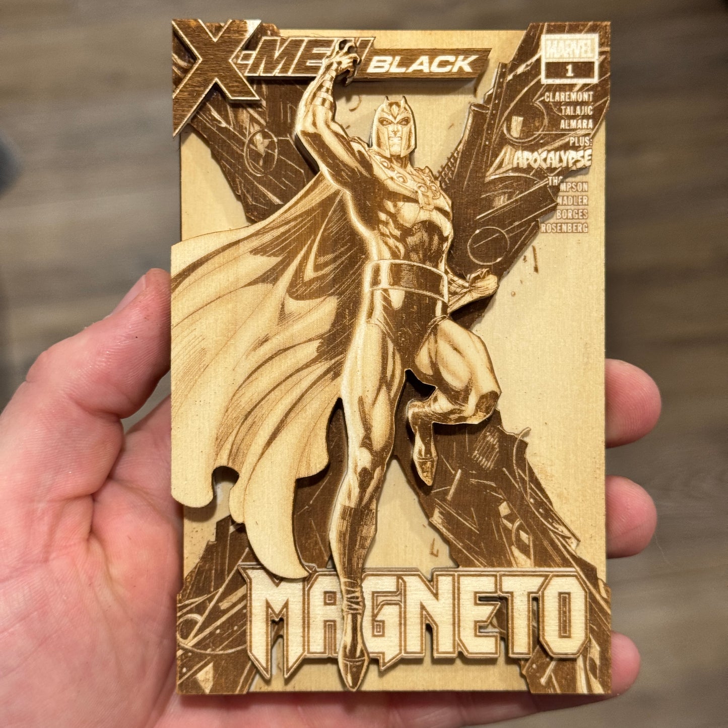 Magnet Man Cover Laser SVG