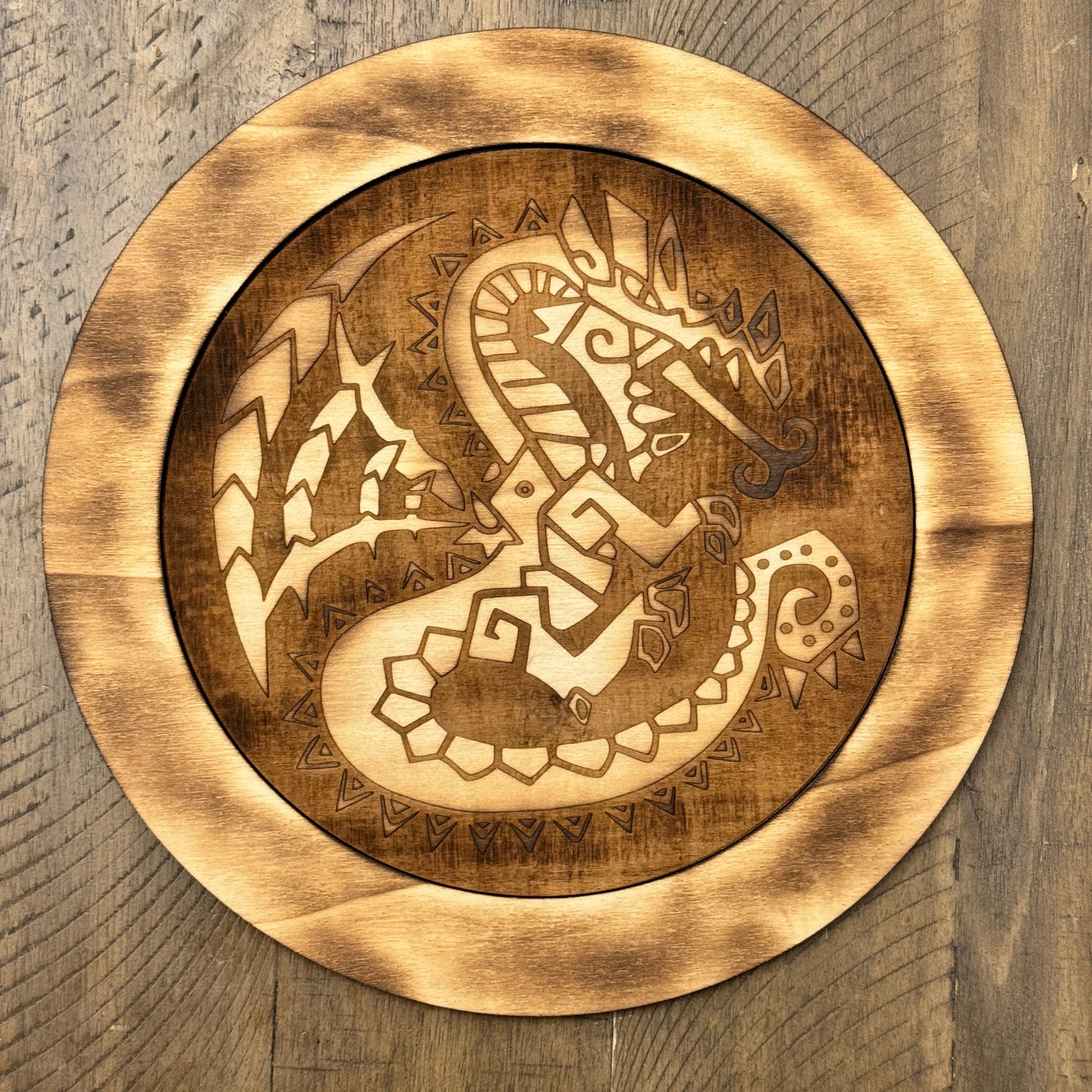 Hunter Monster Stacked Sign SVG