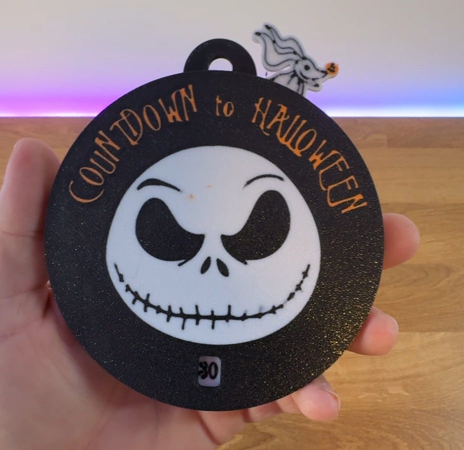 Halloween Countdown Jack STL