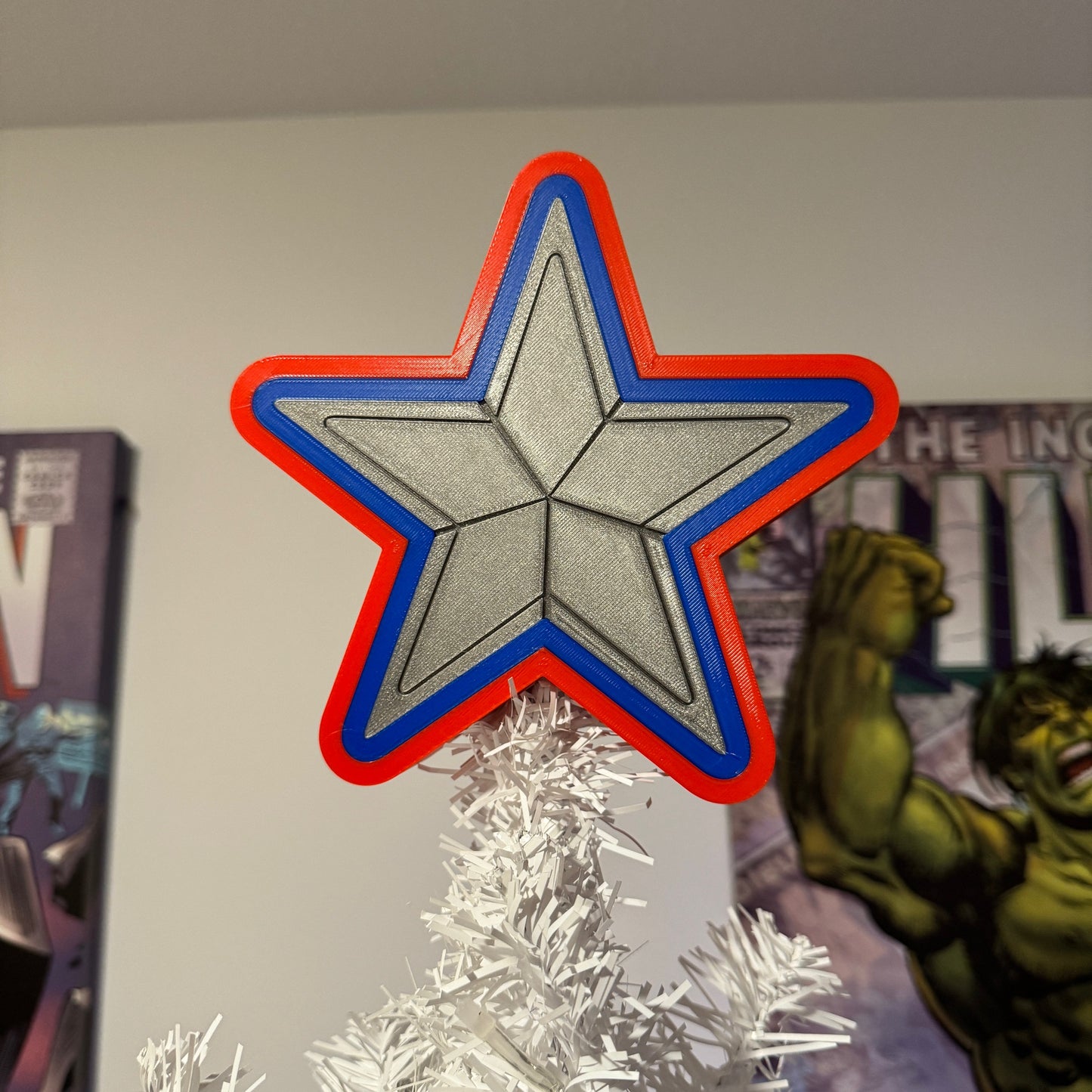 Cap Tree Star 3D Print STL