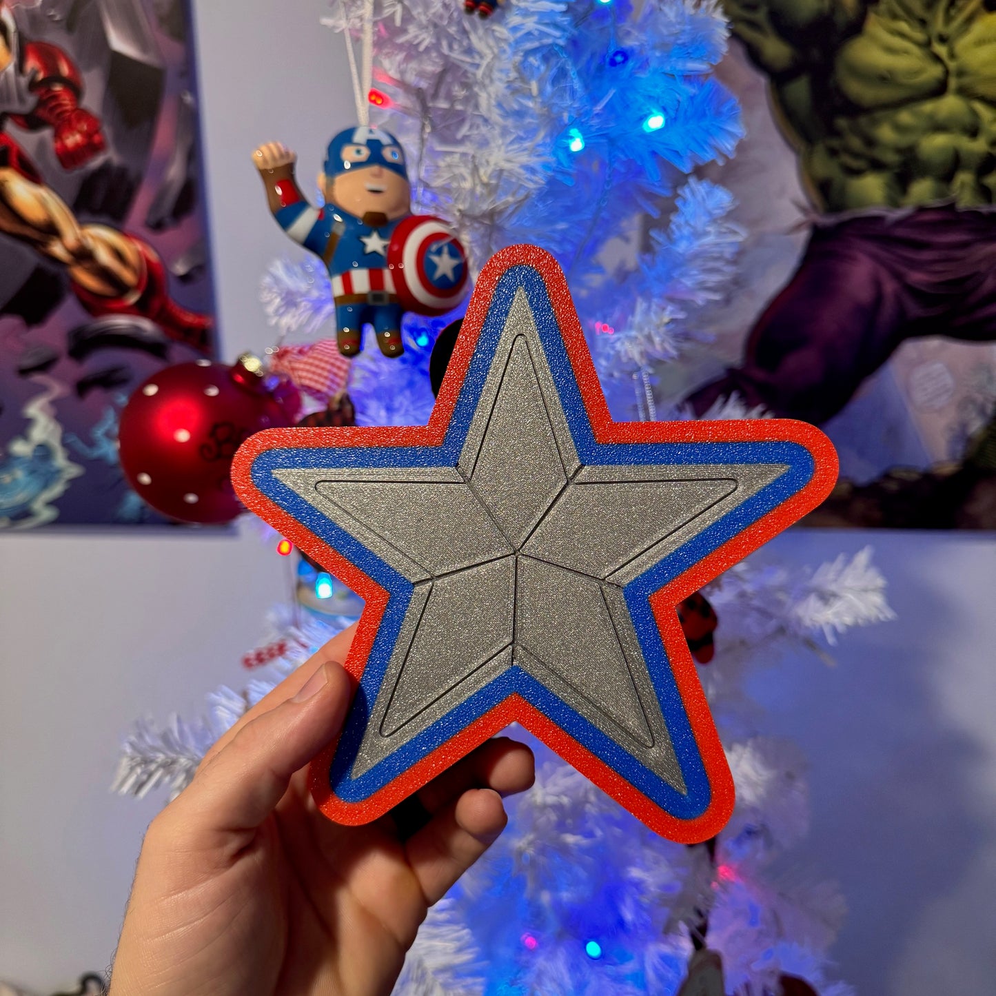 Cap Tree Star 3D Print STL