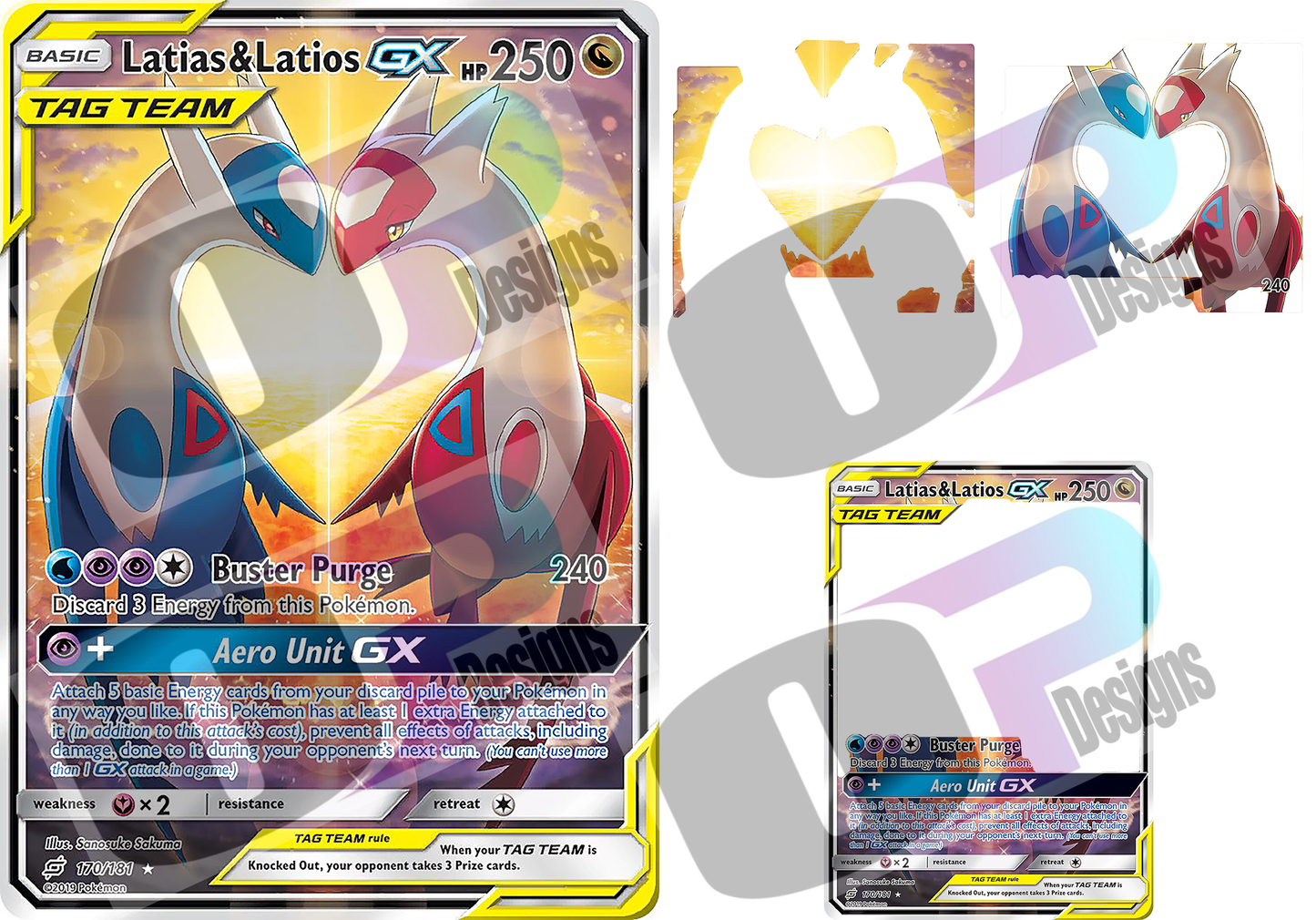 Latia Latio Stacked Card Sublimation SUB