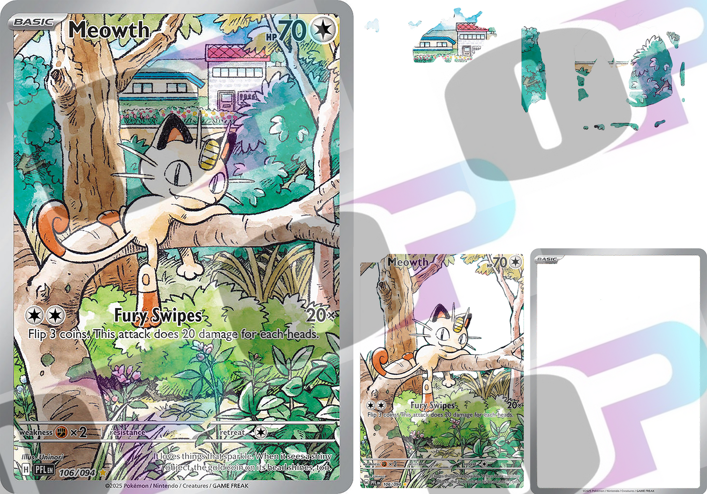 Me Owth Stacked Card Sublimation SUB