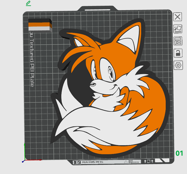 Fox Tail Light Box STL