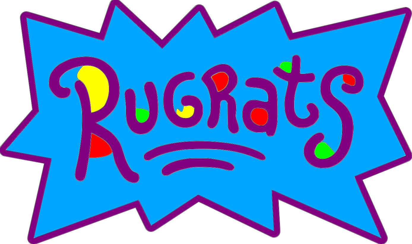 Rug-Rat Stacked Sign Laser SVG