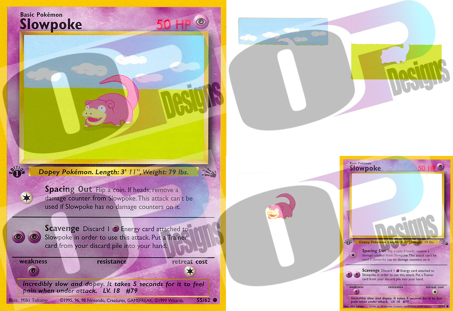 Slow P Stacked Card Sublimation SUB