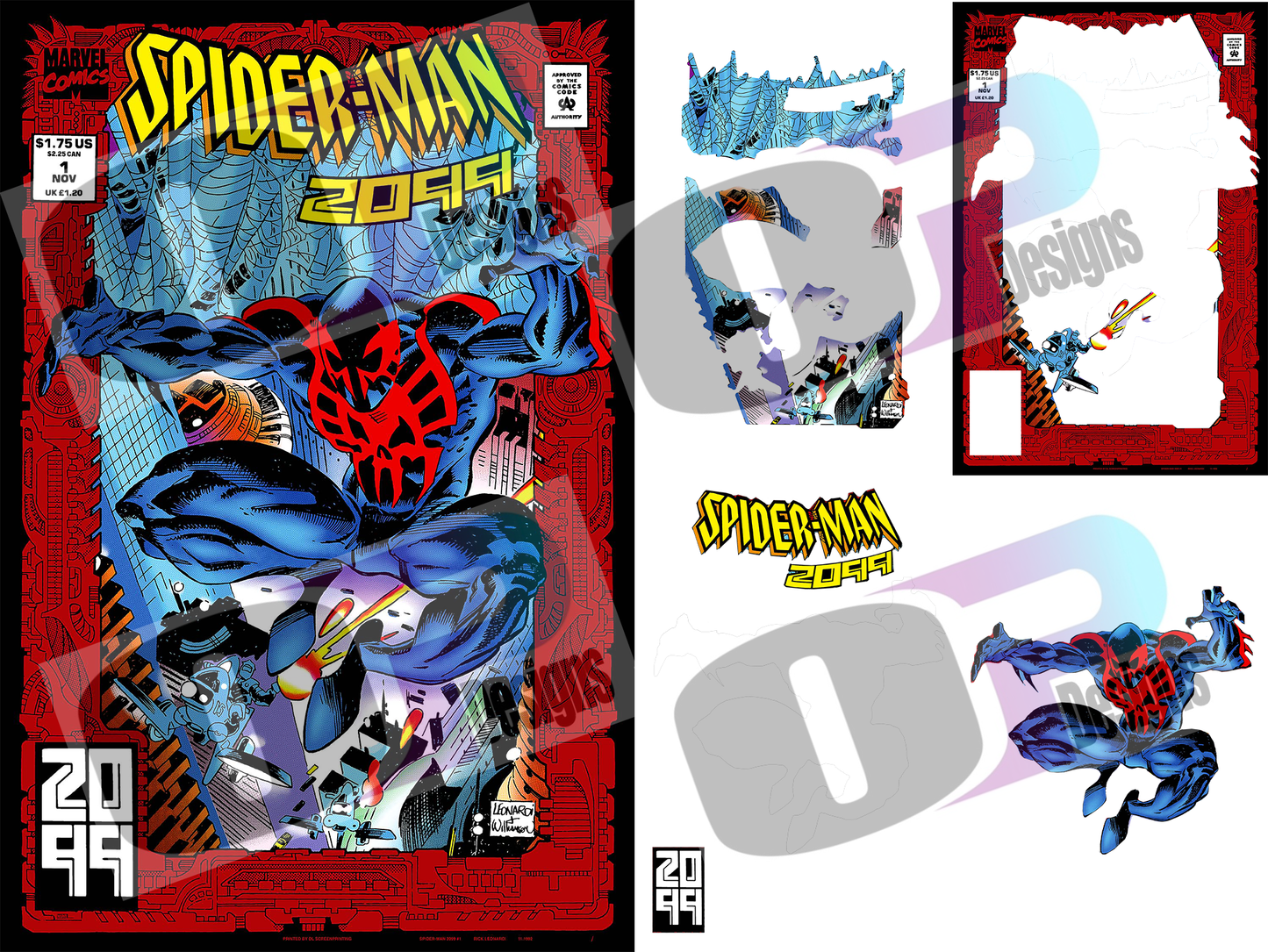 Spider 99 Stacked Cover Sublimation SUB