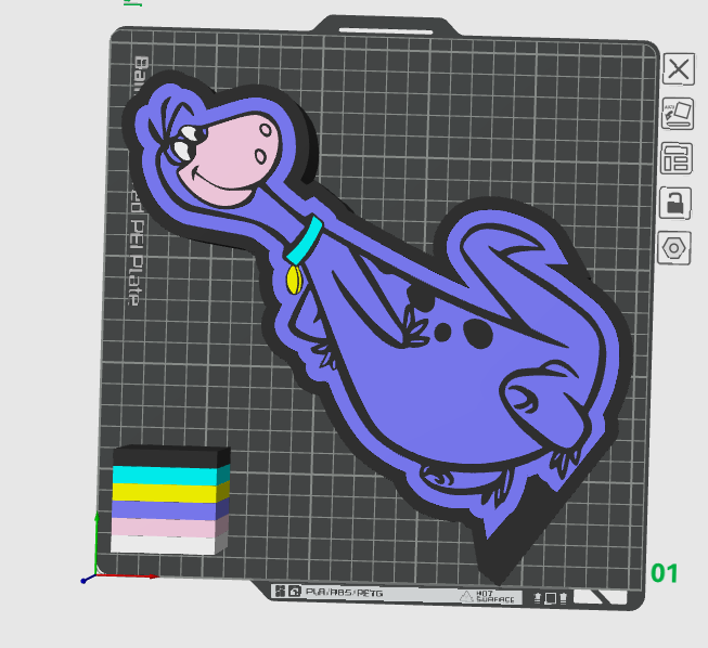 Dino Light Box STL