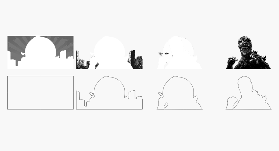 Zilla Stacked Image Laser SVG