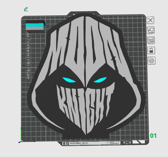 Moon Light Box STL
