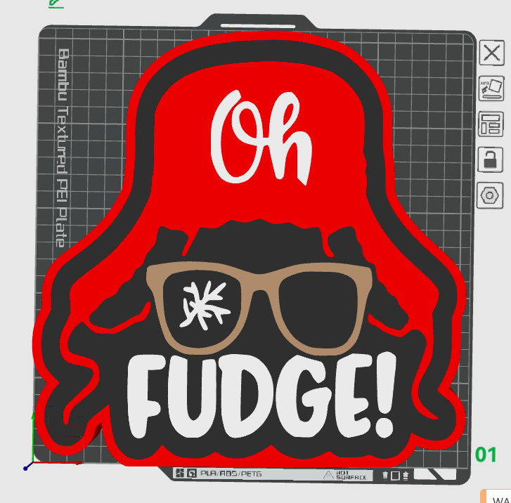 Oh Fudge Light Box STL