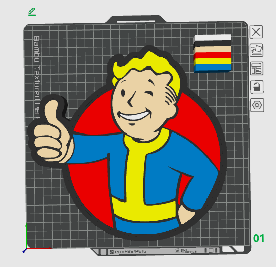 Vault Light Box STL