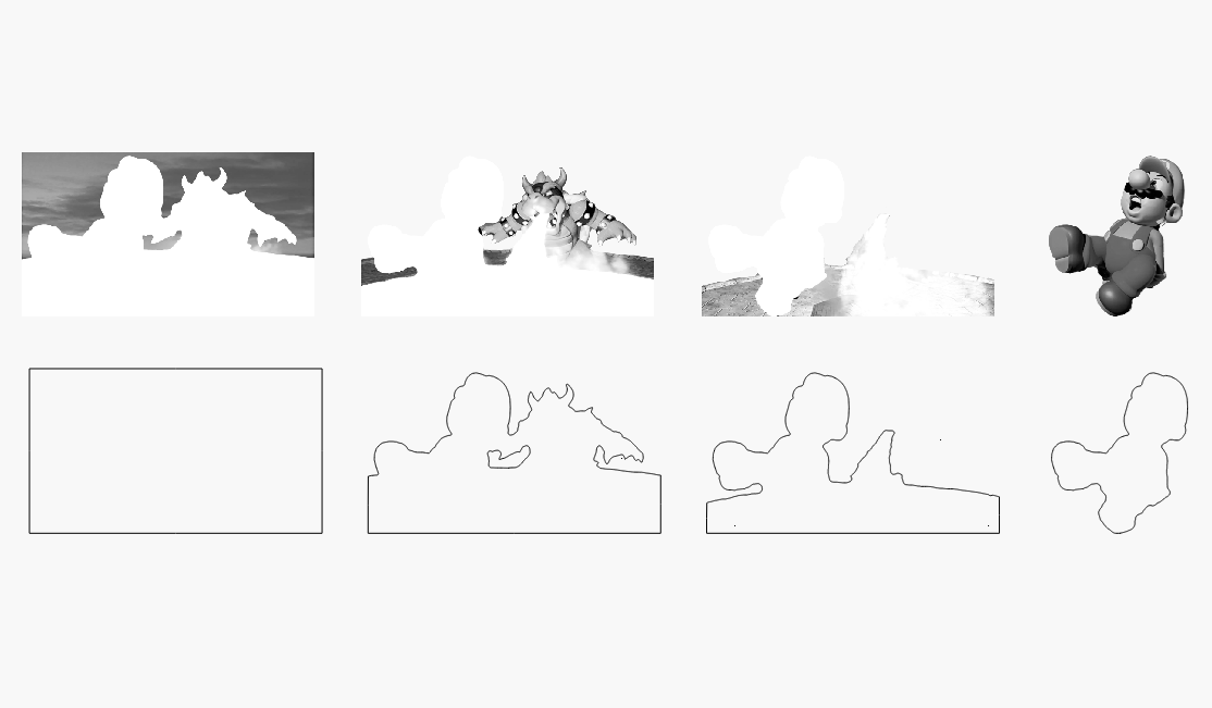 Bows Mar Stacked Image Laser SVG