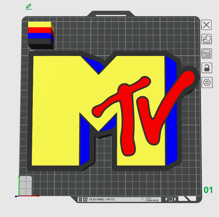M-TV Light Box STL