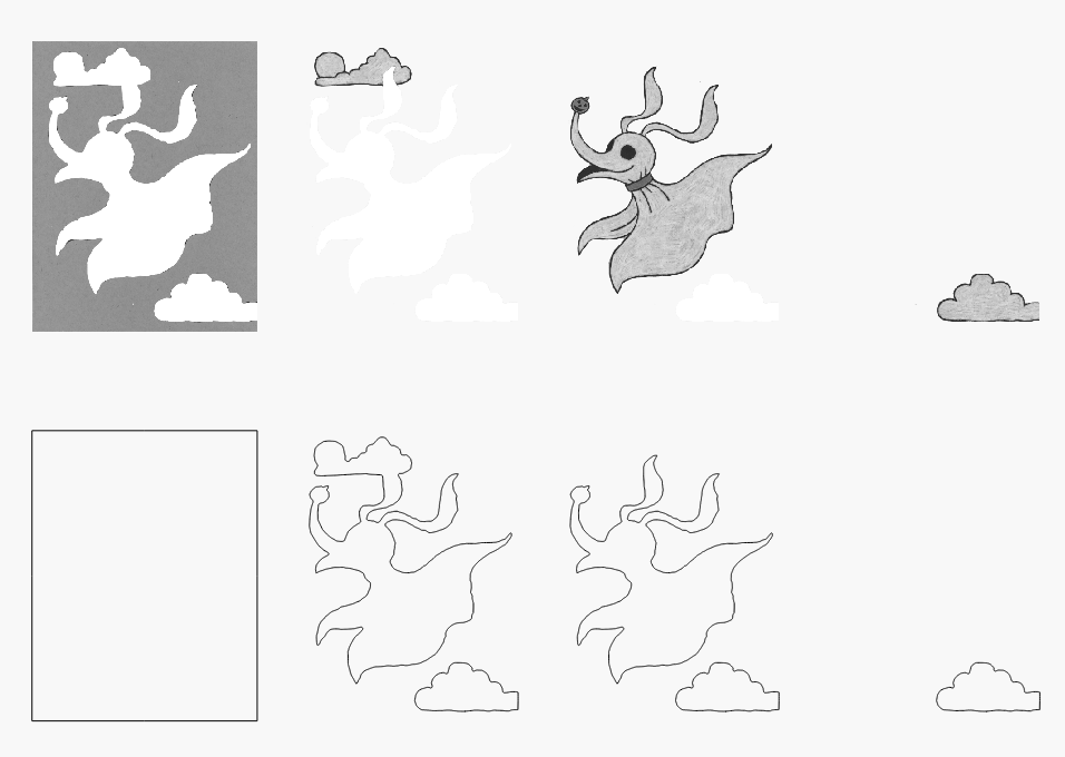 Zero Stacked Image Laser SVG