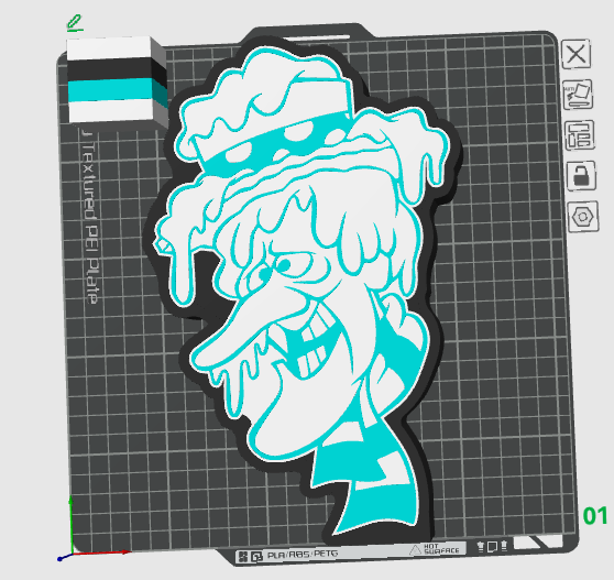 Snow Guy Light Box STL