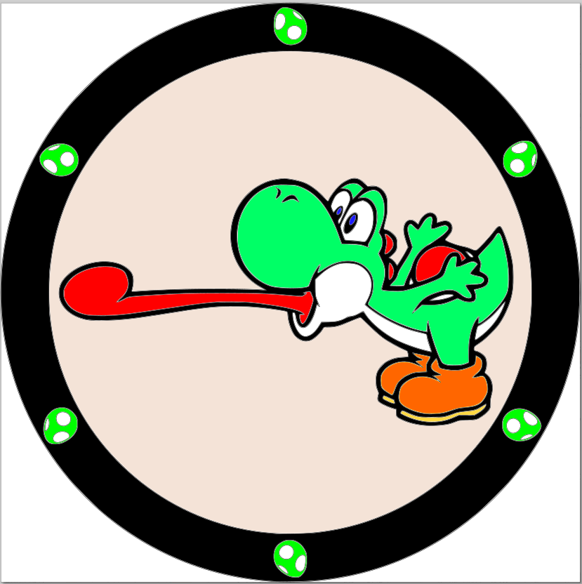 Yosh Stacked Sign Laser SVG