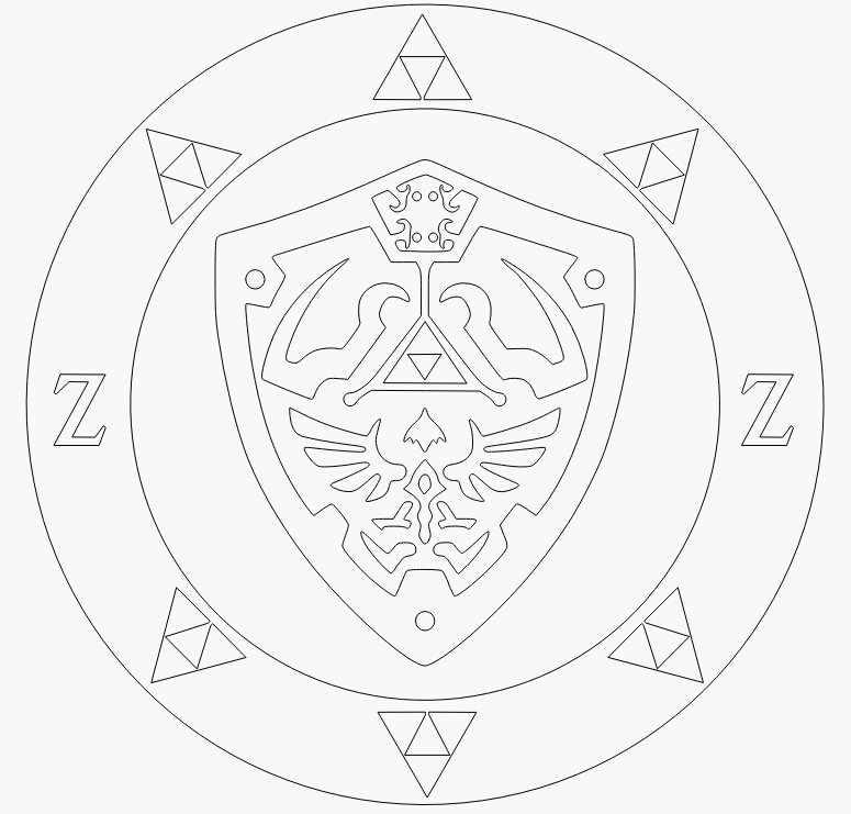 Zeld Stacked Sign Collection SVG