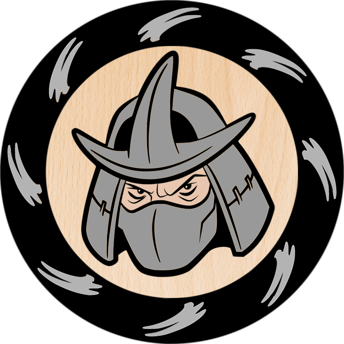 Shred Stacked Sign SVG