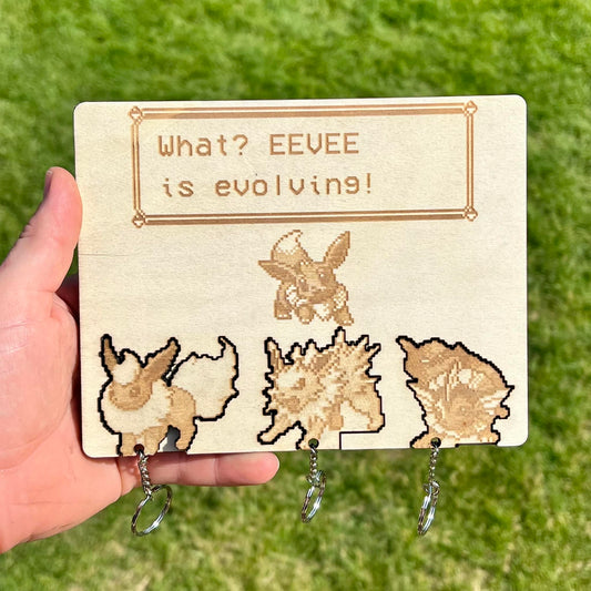 What It's Evolving Eve Keychain Stacked Sign SVG