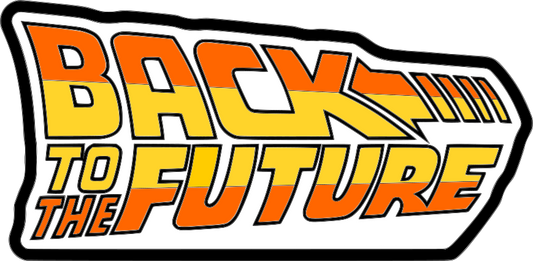 Back Future Stacked Sign SVG