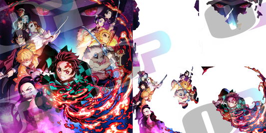 Slayer Demons Stacked Image Sublimation SUB