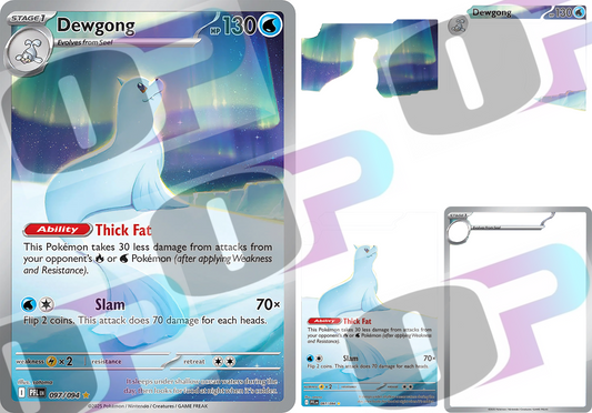 Dew Gong Stacked Card Sublimation SUB