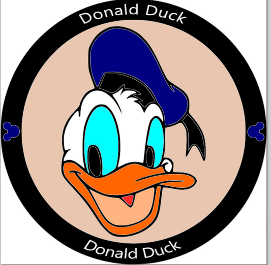 Donald Stacked Sign Laser SVG