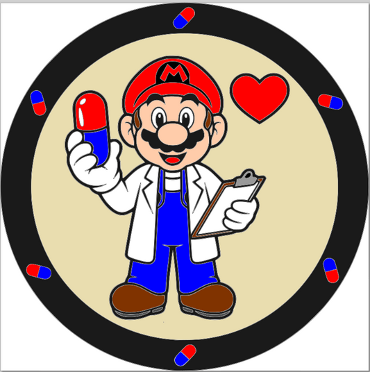 Dr M Bro Stacked Sign Laser SVG