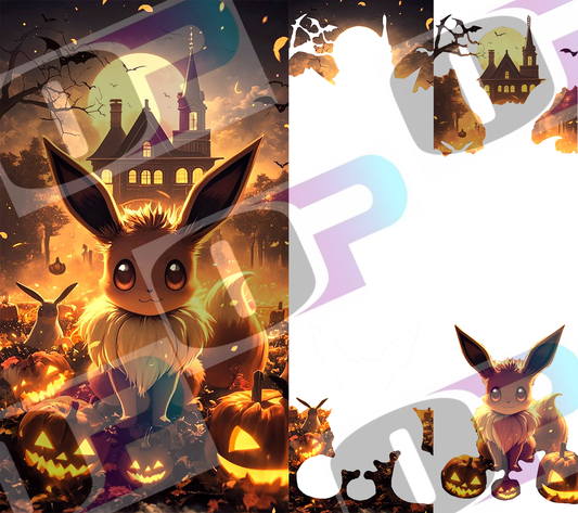 Eve Halloween Stacked Image Sublimation SUB