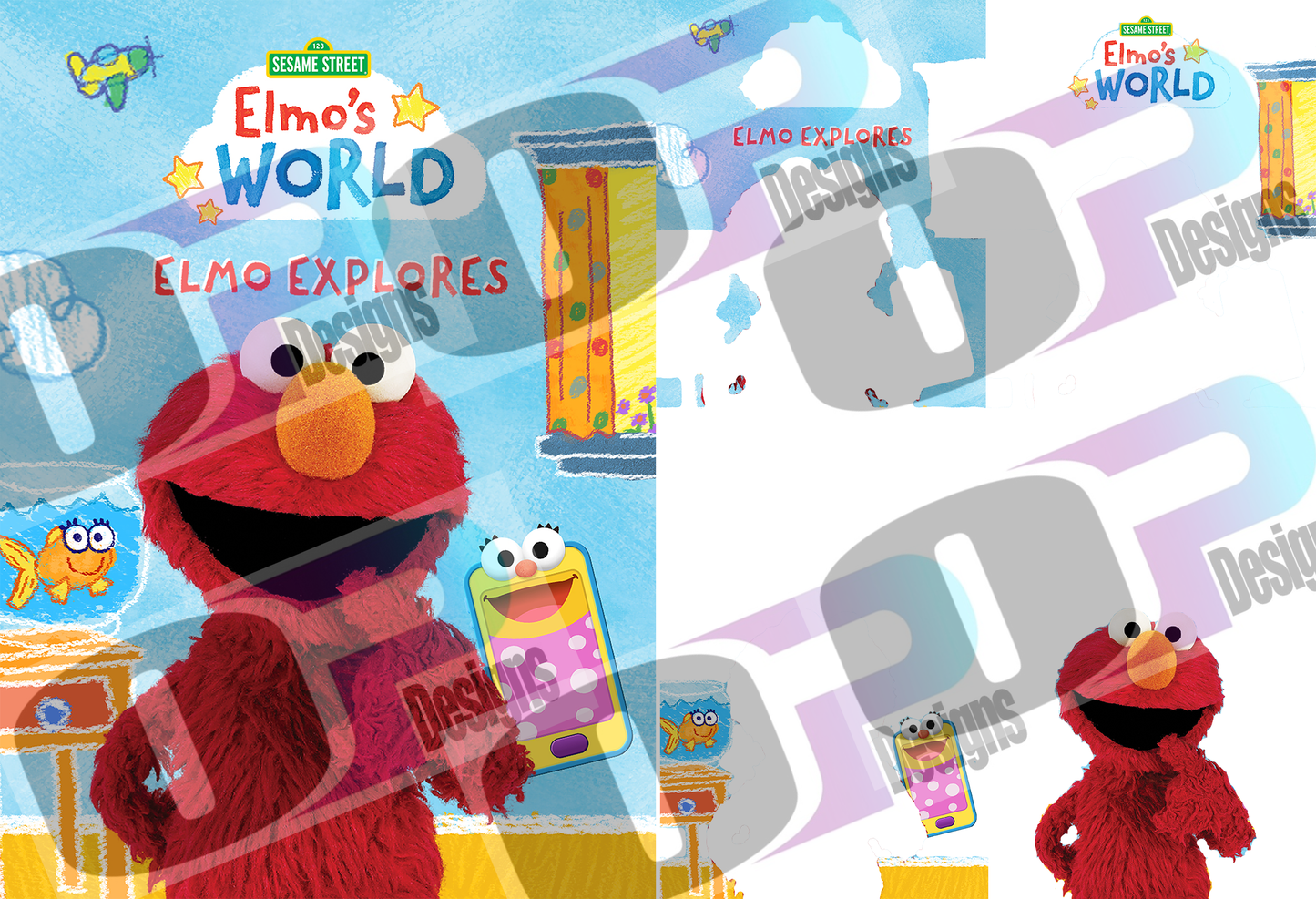 Mo World Stacked Cover Sublimation SUB
