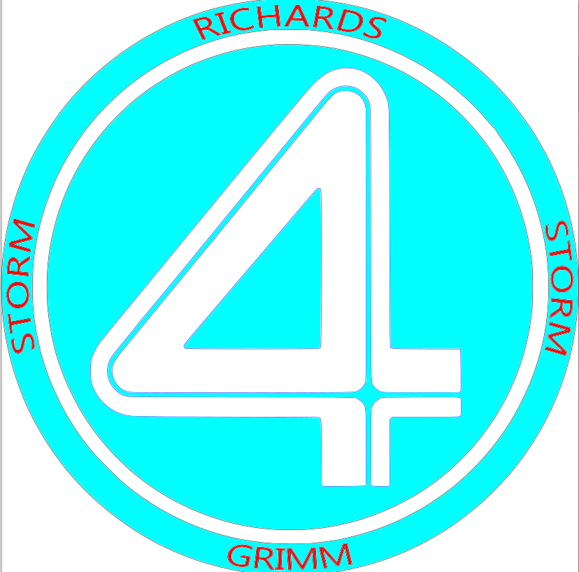 Fantastic Stacked Sign Laser SVG