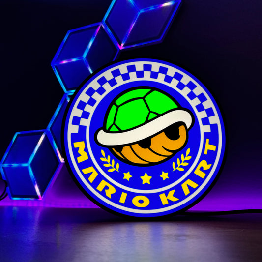Turtle Shell Race Emblem Light Box STL