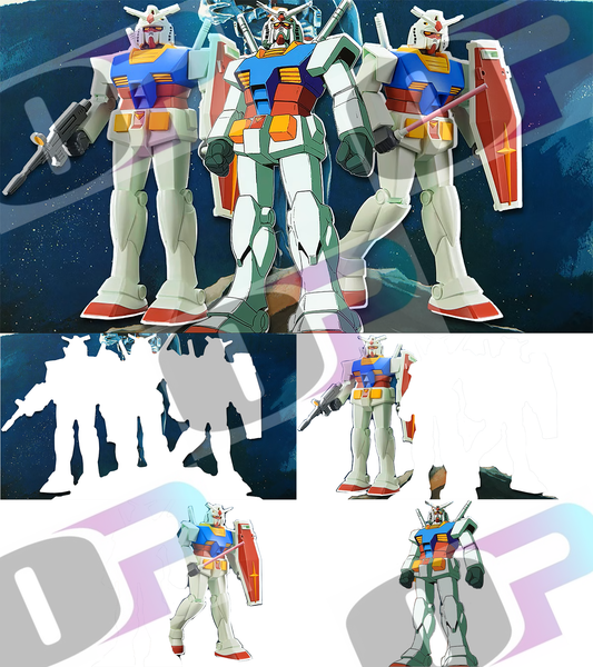 Gunda Robot 2 Stacked Image Sublimation SUB