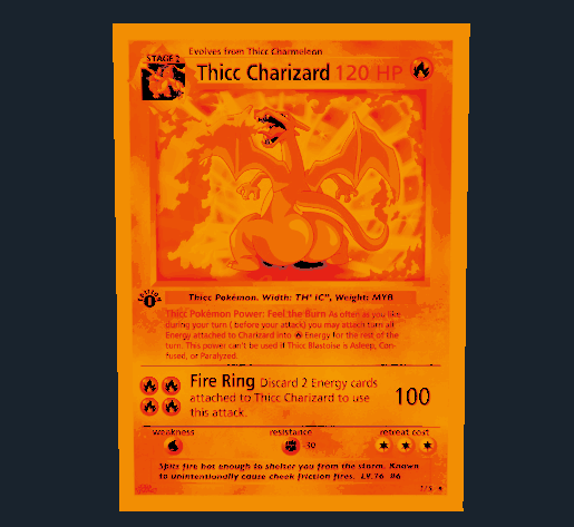 Thicc Charz Card STL