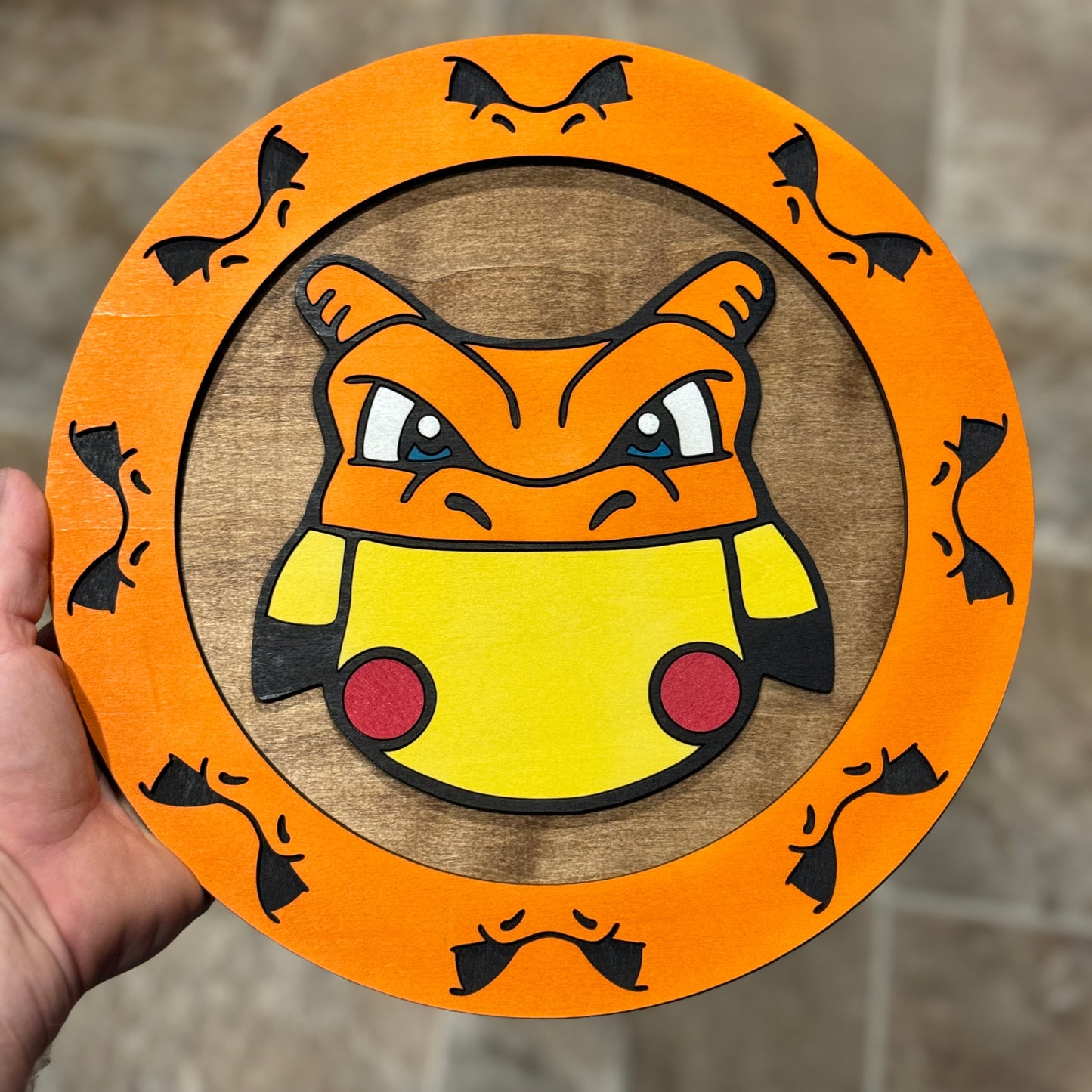 Halloween Pika Stacked Sign SVG