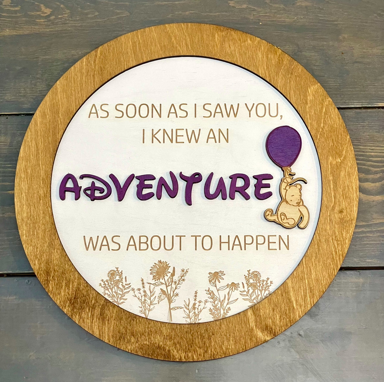 Adventure Stacked Sign SVG