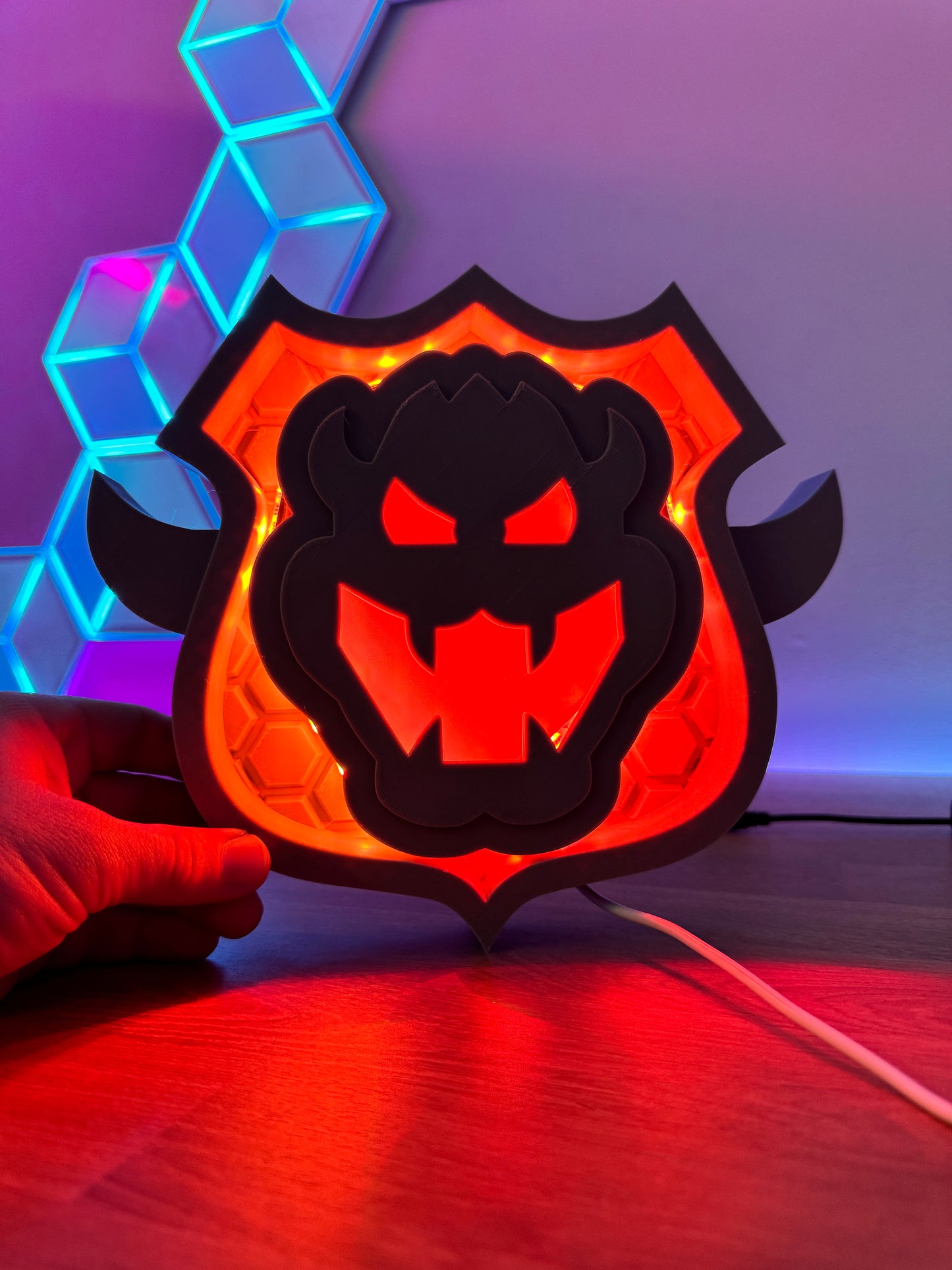 Bows Emblem Light Up 3D Print STL